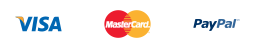 Visa, Mastercard, PayPal
