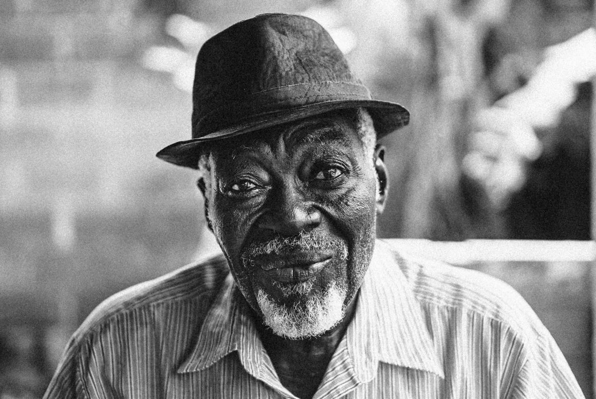 Editorial portrait rendered with the Tri-X 400 Lightroom preset
